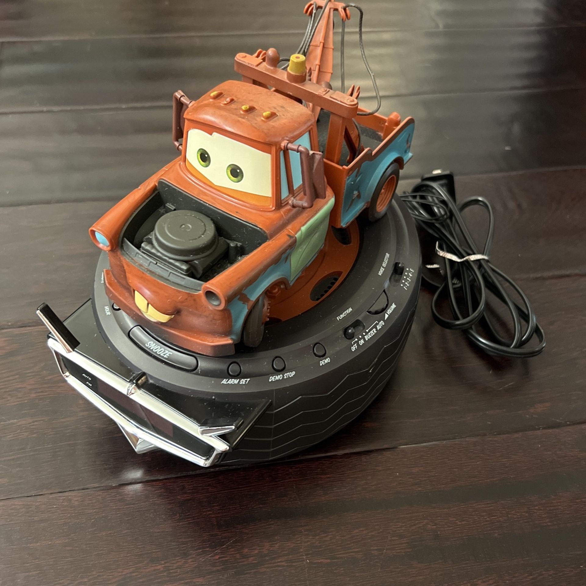 Disney Cars Tow Mater Alarm Clock Radio