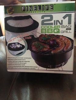 2 in 1 Cooler bag and BBQ grill