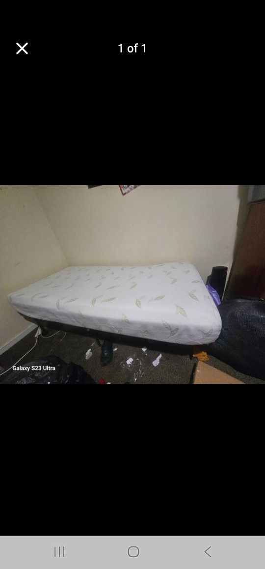 Bed frame with Mattress $100