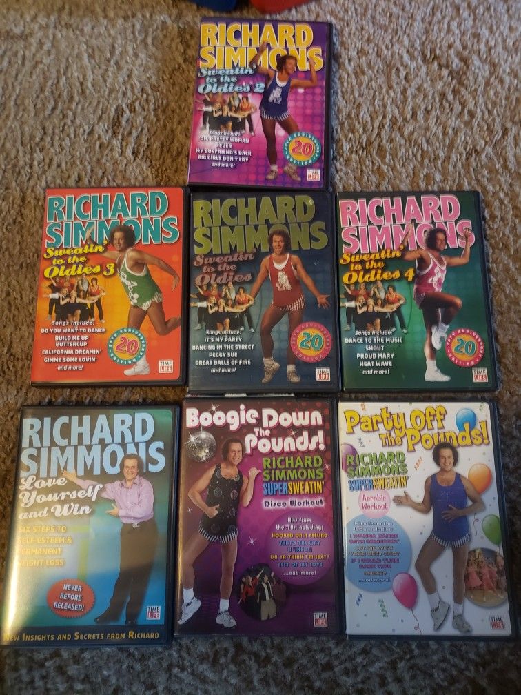 7 Richard Simmons Exercise DVDs
