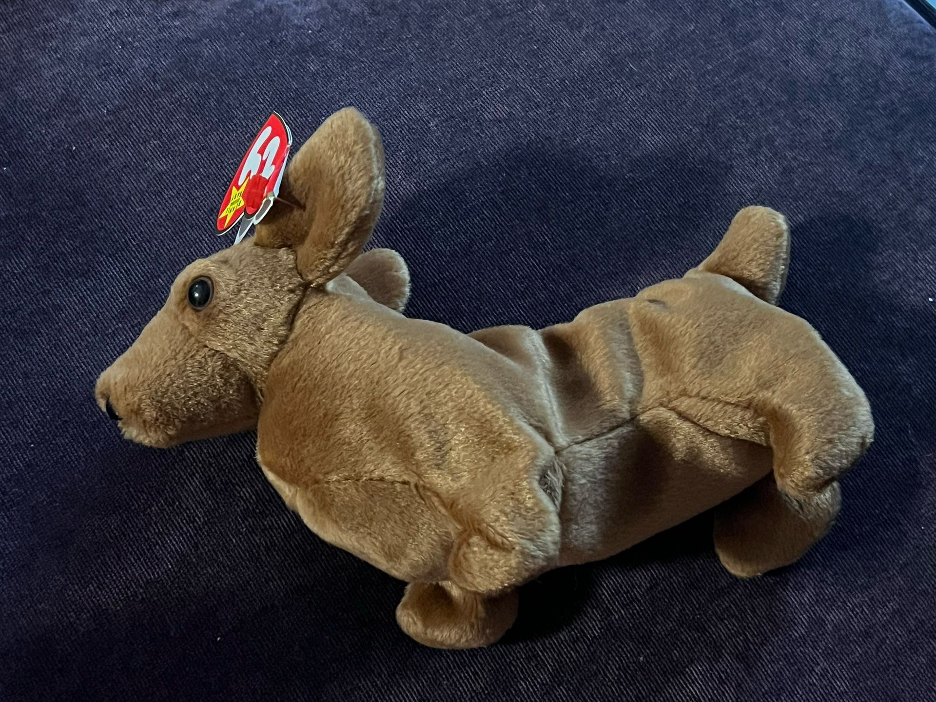 Weenie The Dachshund TY Beanie Baby RARE #4013 1995