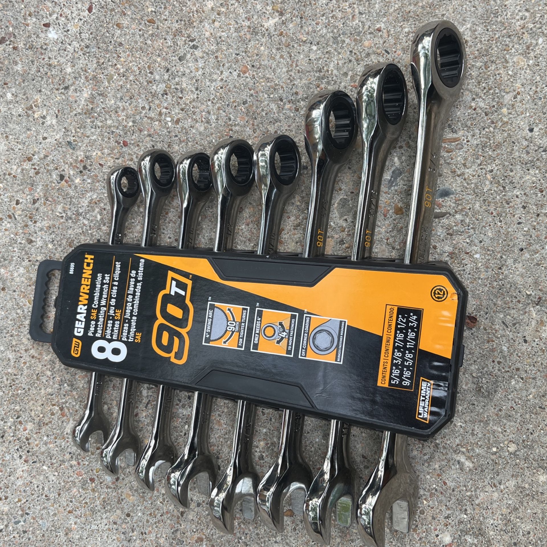 Gear wrench Sae  