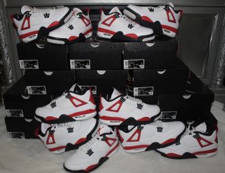 Jordan 4 Red Cement Men Sizes