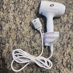 T3 Travel Hair Dryer White Rose Gold Compact Blow Dryer GFCI Cord