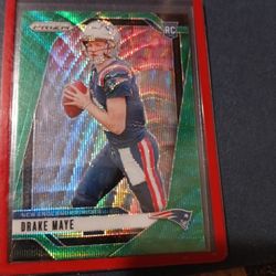 Flawless Drake Maye Green Prizm Definitely Worth Grading 