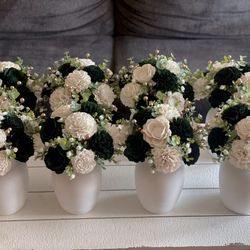 Wood Flowers Centerpieces $30 Ea