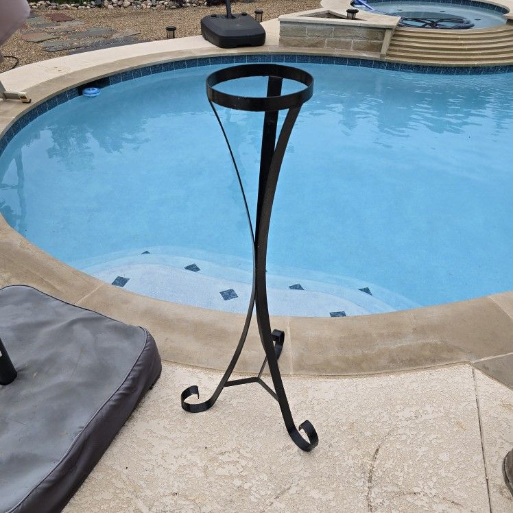 43h 8.5w Metal Standing Pot Stand Plant Stand Pot Holder