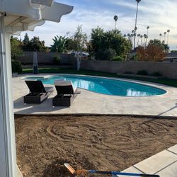 Sprinklers , Sod, Artificial Grass , Rocks, Fences….