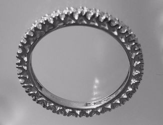 Eternity band 18kw f-vs1 diamonds
