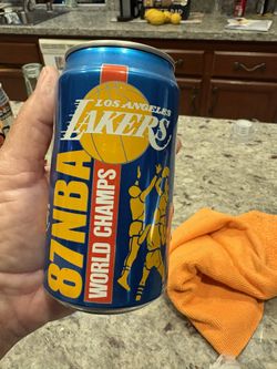 Lakers NBA Champs 1987 RC Cola Can