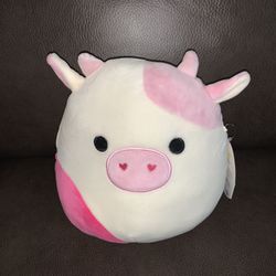 8” Caedyn Valentine Cow Squishmallow (New with Tags)