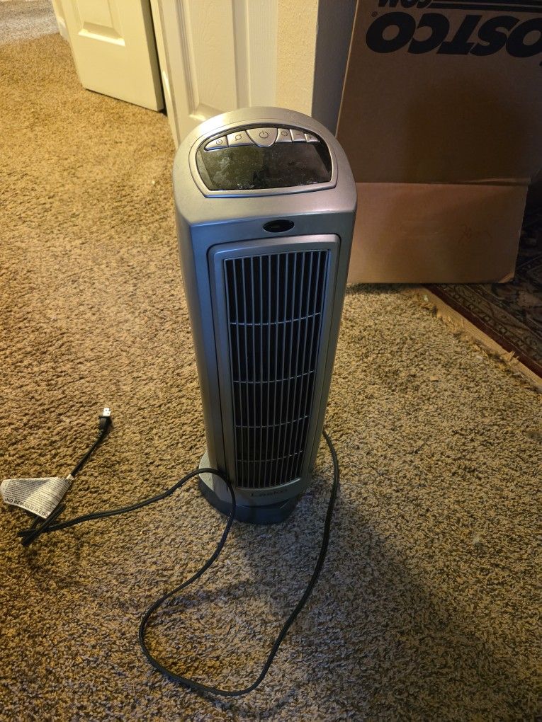 Lasko Portable Oscillating Ceramic Space Heater Tower with Digital Display