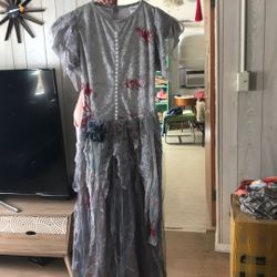 Spirit Halloween Costume Zombie Bride