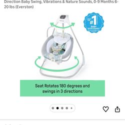Brand new baby swing- still in box