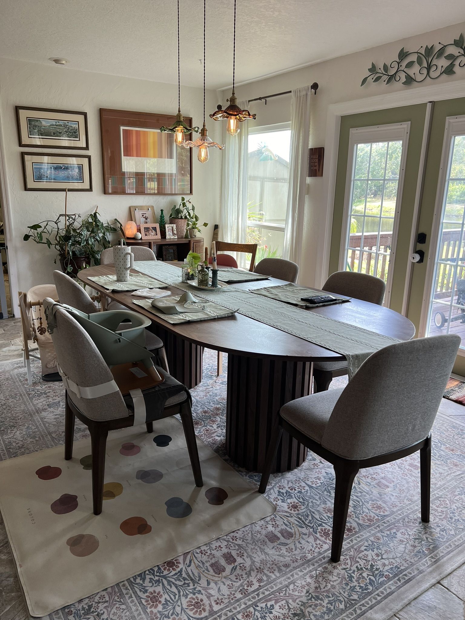 Oval Dining Table And 6 Chairs