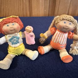 1984 Cabbage Patch Kids with Baby PVC Doll Figure 3.5”….$13 Each by Xavier Roberts