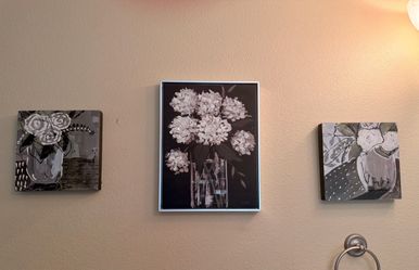 Floral Wall Art Set of Three