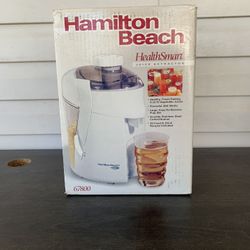 Hamilton Beach HealthSmart White Juice Extractor Durable 350-Watt