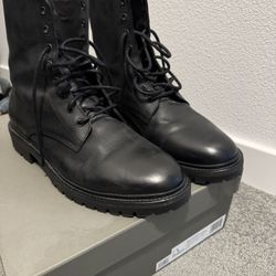 AllSaints Tobias Leather Boots – Men’s Size 10 (Black)