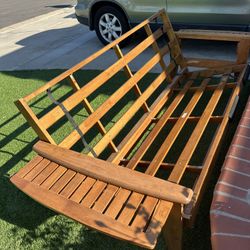 Futon Frame With Mattress 