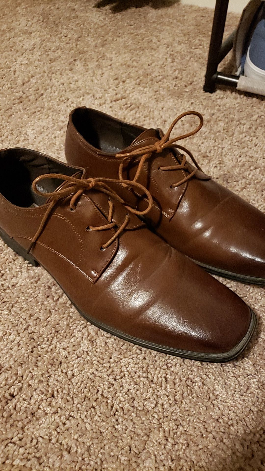 Brown dress shoes size 11