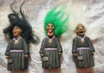 Pocket Screamers Halloween Witch Rubber Pocket Screamer Eyes Light Screams! Scary 4.5" Tested

