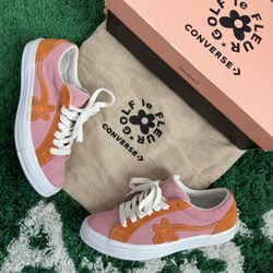 Converse One Star Golf Le Fluer Pink Orange