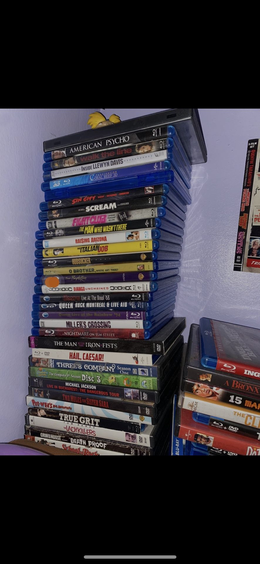 USED BLU RAY & DVD FILMS $5