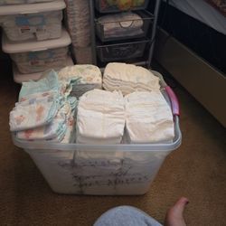 Diapers Size 1 And 2 