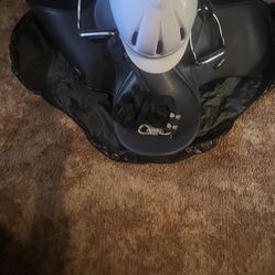 Leather Riding Saddle With Upgraded Stirrups