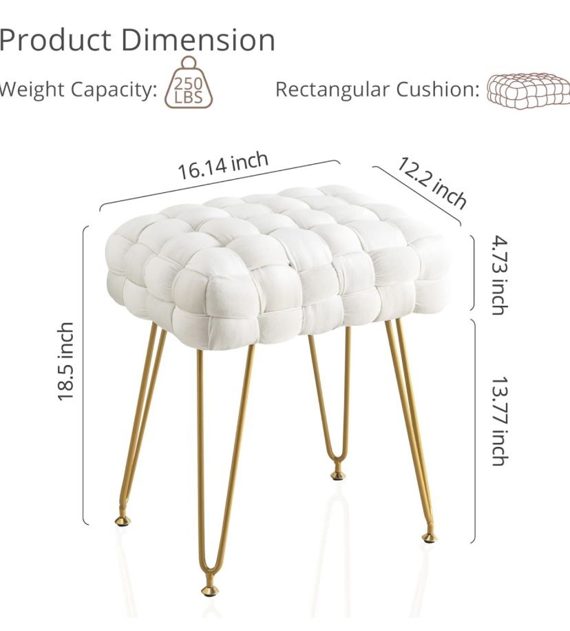 Vanity Cushioned Chair