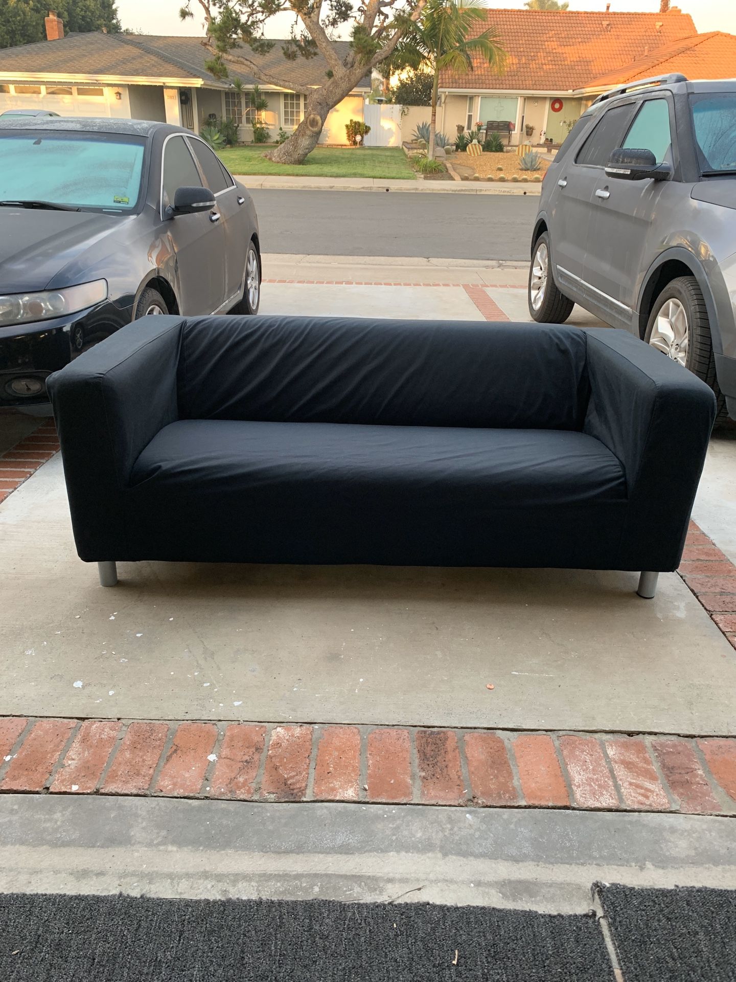 Small Black Couch