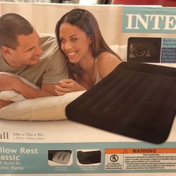 Intex Pillow Rest Classic With Build In Pump Inflatable Bed