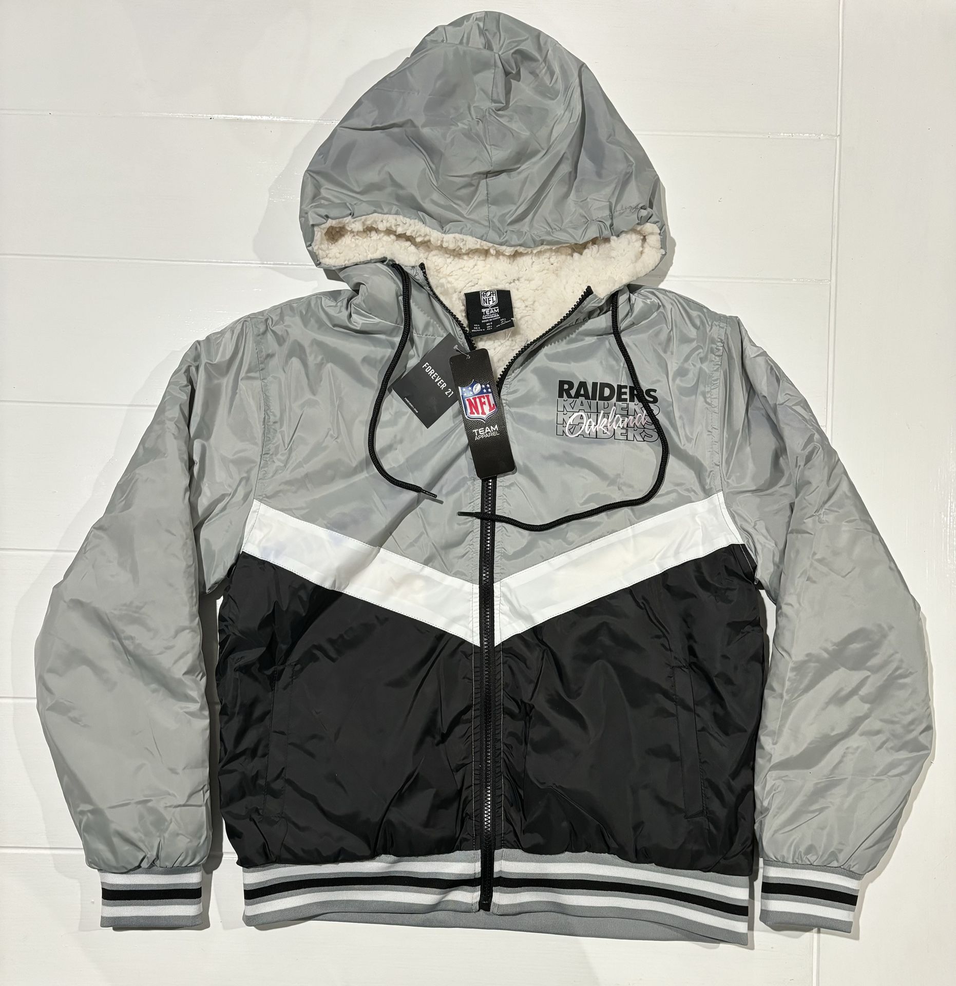 Brand New Forever 21 Women’s Outerwear Raiders Jacket (Women’ Large & Small) - $35