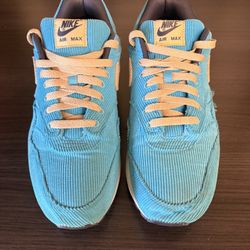 Nike Air Max 1 Premium Corduroy in the "Baltic Blue" Men’s size 12