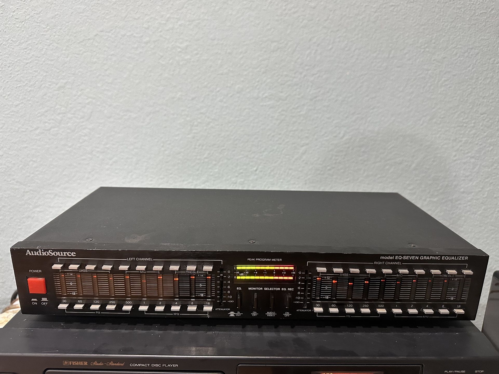 Audio Source EQ-SEVEN Graphic Equalizer 10 Band X 2