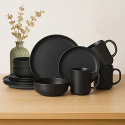 12pc Stoneware Dining