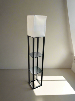 Paper Lantern Lamp with Shelves