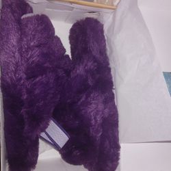 Furry Slippers Brand New  Size 9 & 10