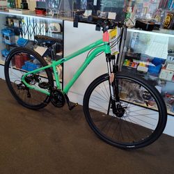 NEW 2025 SMALL KHS ULTRASPORT 1.0 MINT GREEN LADIES WOMENS DUAL SPORT ADVENTURE GRAVEL BIKE
