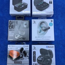 New Wireless Bluetooth Earphones Buds (VALENCIA) $10 Each