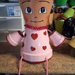 Flower Pot Cuties.   61/2" Dia.