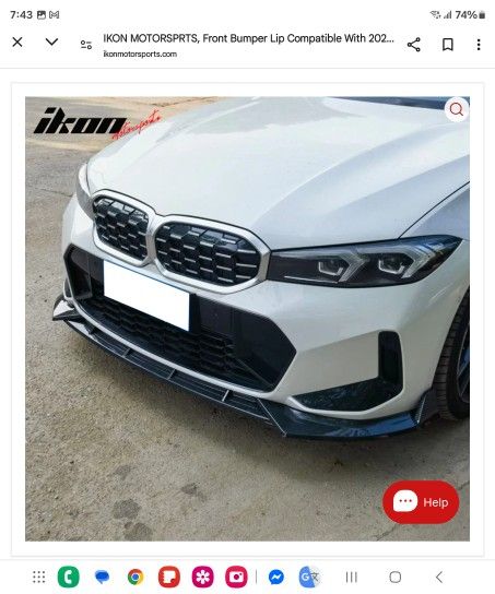 Front Lip BMW G20-3-series #123