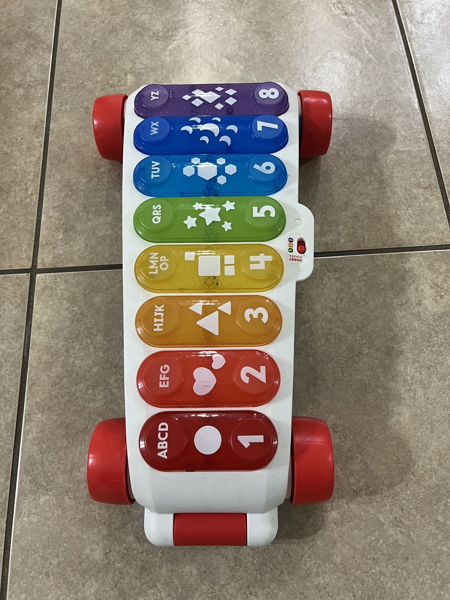 Fisher-Price Baby to Toddler Learning Toy Giant Light-Up Xylophone Pull-Along Musical Activity with Smart Stages for Infants Ages 9+ Months