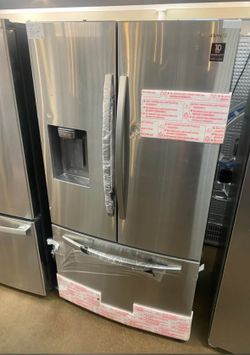 French door refrigerator Samsung stainless steel