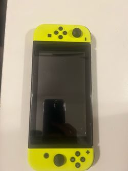 Nintendo Switch yellow controllers