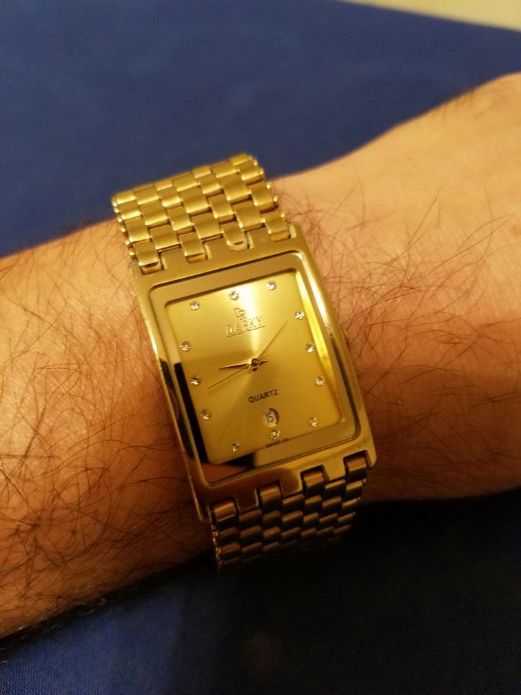 Dr. Darky 24k Gold Plated Men's Watch
