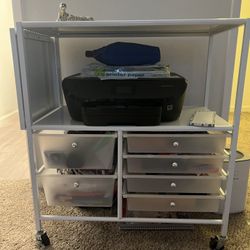 Michaels Rolling Cart/Desk/Organizer
