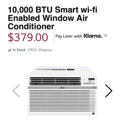 New LG ThinQ Air Conditioner 10,000 BTU