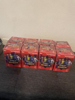 8 Topps Merlin Soccer Blasters 